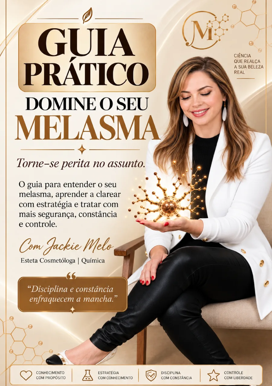 Capa do material Guia Prático Domine o Seu Melasma