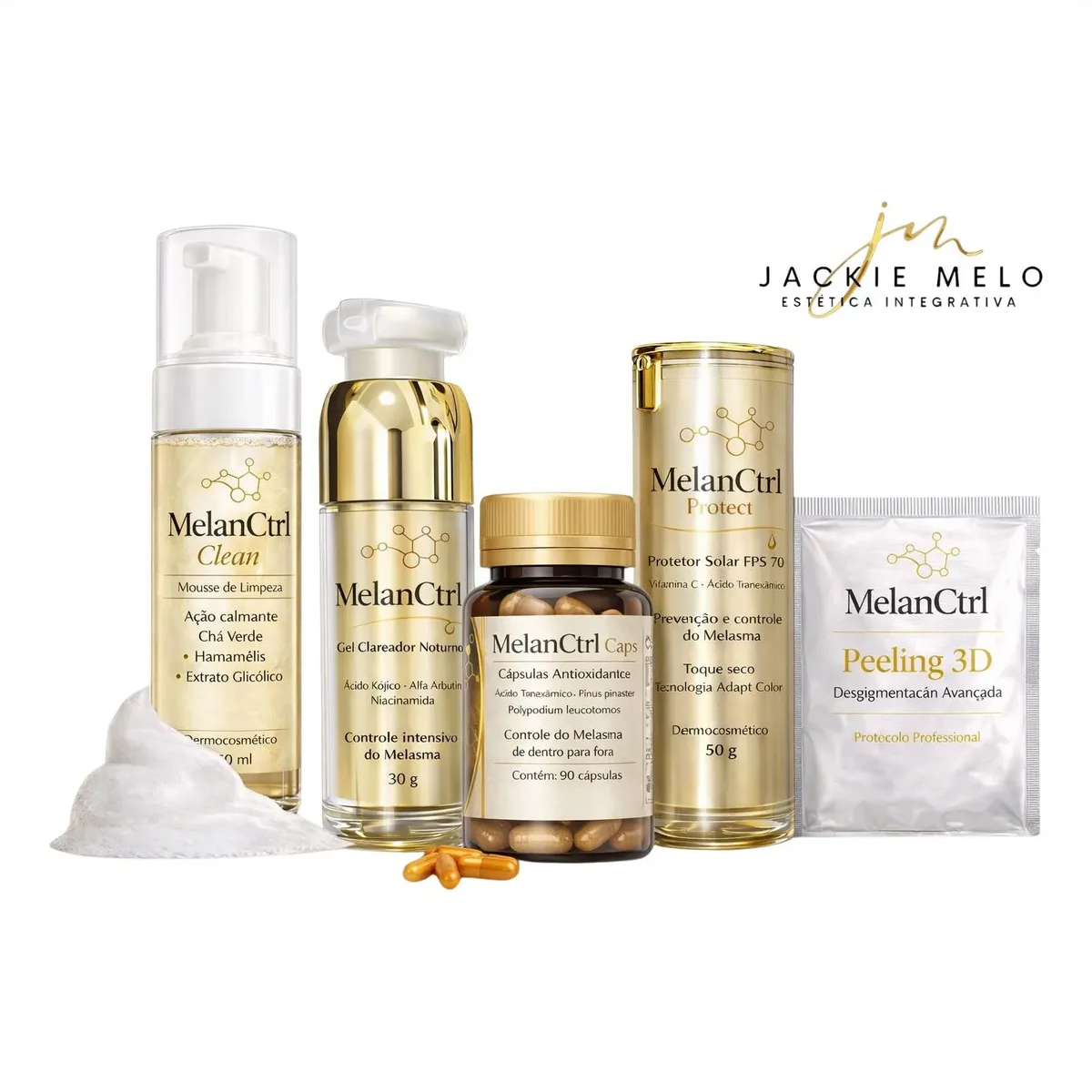 Kit Facial Protetor Anti-Melasma MelanCtrl Produtos Completos
