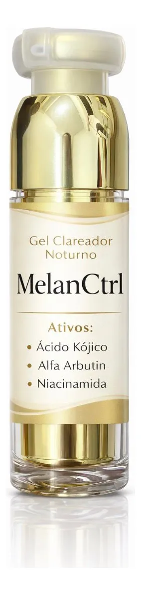 Gel Clareador Noturno MelanCtrl Melasma Mancha Rosto Virília